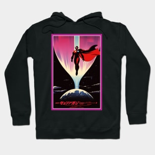 Retro Anime Comic Hero | Anime Origin | Vintage Anime Art Hoodie